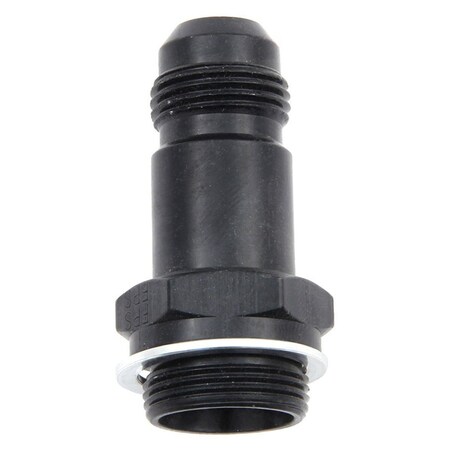 Light House Beauty 491957-BL -8 AN x 0.87-20 in. Dual Feed Male Adapter Fitting - Black LI3079806