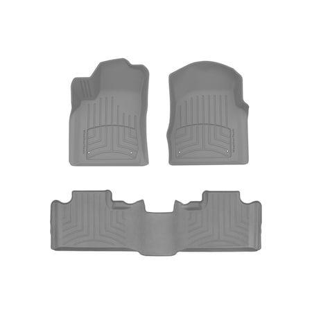 Weathertech Grey, Front and Rear FloorLiner HP 464851-463242IM