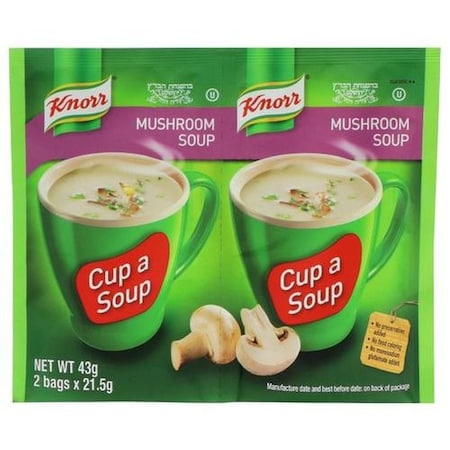Knorr Retail Knorr Mushroom Instant Soup Cup, 1.52 Ounce, 24PK 859581006891