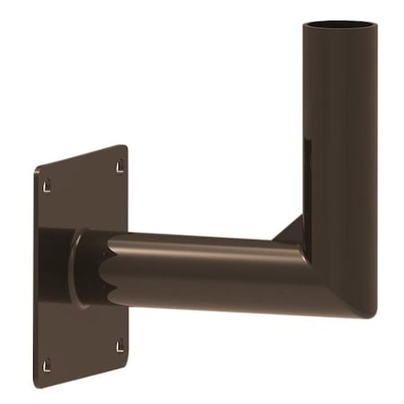 Keystone Wall Mount Tenon, Single 2 3/8", 90 Deg, Bronze KT-WMT-S90