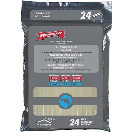 Arrow Fastener Advanced Formula Krazy Glue, Clear, 0.18 oz, Stick BAP5-4