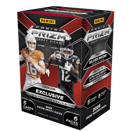 2025 Prizm Football Panini Blaster Box Trading Cards 2-18571-20