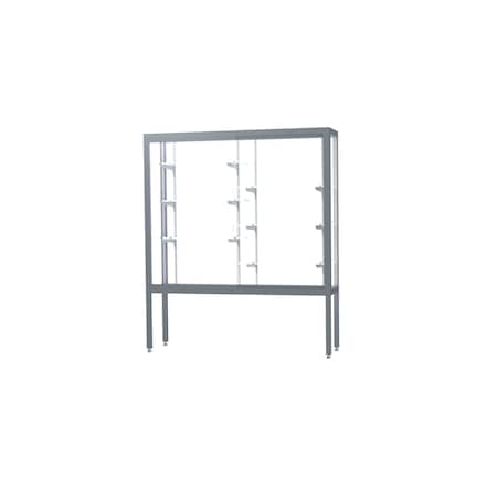 Ghent Display Case 60x66x16, White, Satin 11405-WB-SN