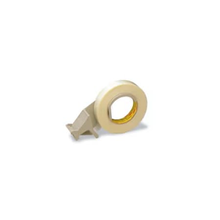 Scotch Strapping Tape Dispenser, 1 in Max. Tape Width. 6 1/2 in Tape Core Dia, Pistol, Plastic, Gray H10