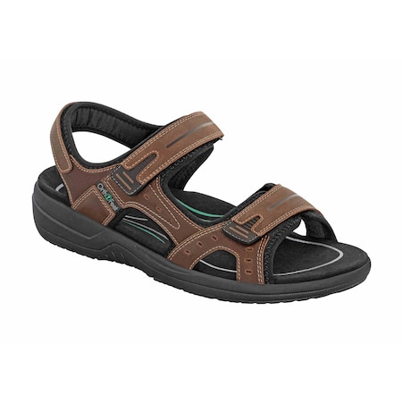 Orthofeet Gemini, Mens Sandal, Brown, Size 11 565
