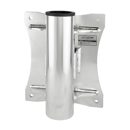 Oz Lifting Products Stainless Steel Wall Mount Base for OZTP500DAV Davit Crane OZWALL2-TPSS