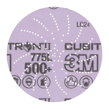 3M Cubitron Abrasive Disc, 500 Grit 7100383392