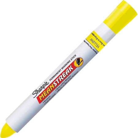 Sharpie Mean Streak Permanent Marking Stick, Yellow SAN85005