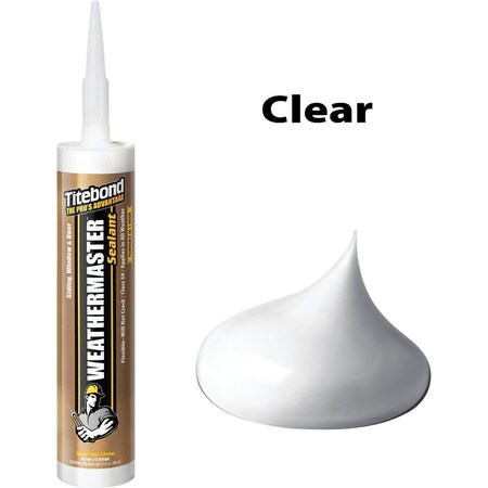 Titebond WeatherMaster 10 Oz. Polymer Sealant Crystal Clear 43991