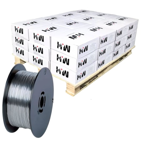 Hyw Products E71T-1C/1M Mild Steel .045in Flux-Cored Wire 33-Pound Spool, 36 Spools on a Pallet 21045033-36