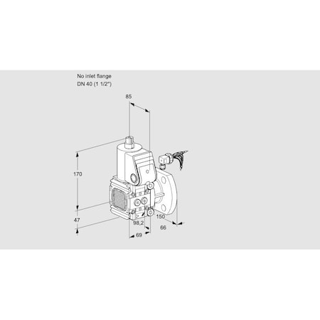 Honeywell Kromschroder VAS2-/40F/NW KS88030291