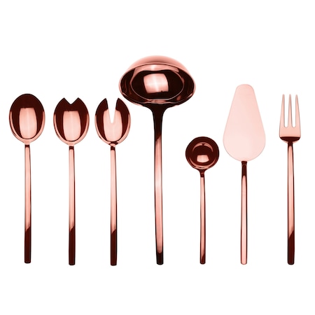 Mepra Due Serving Set - 7 Pieces - Bronze 10902207