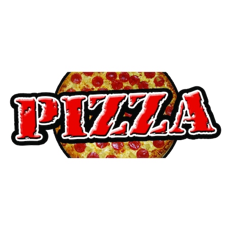 Signmission Pizza, 12 Inch, Decal D-Pizza