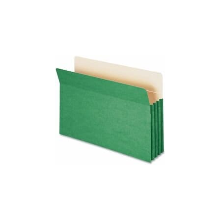 Smead Pocket, File, 3-1/2" Expansion, Green 74226