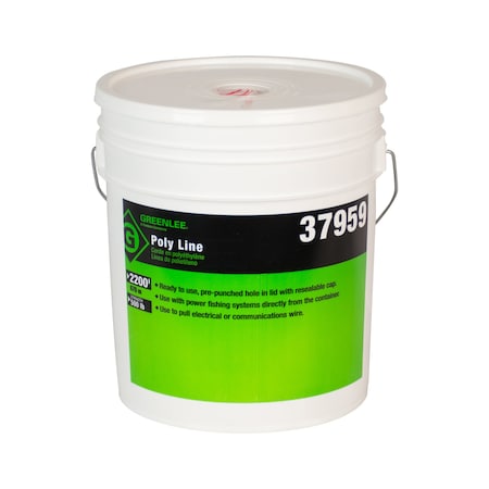 Greenlee Rope-Polylline 2200FTX500Lbs 37959 37959