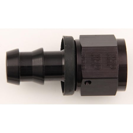 Omnisports 230010BB No.10 Stright Push-On Hose End, Black Anodize OM3619808