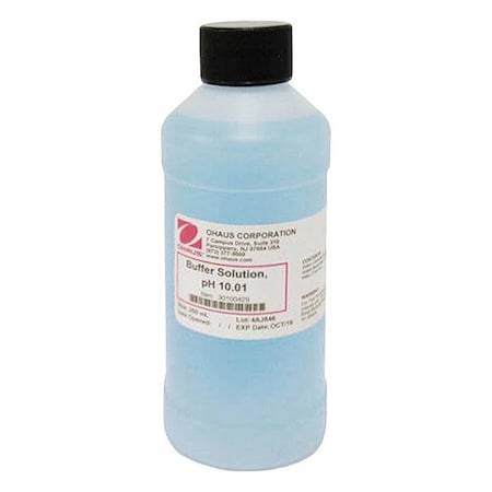Ohaus pH Buffer, Blue, Bottle, Liquid 30100429