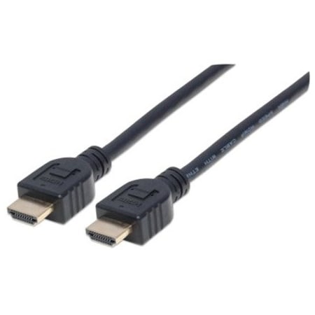 Manhattan IN-WALL CL3 HDMI CBL BLK-Manhattan 353946 In-wall High-speed Hdmi(r) Cable With Ethernet (10ft) 353946