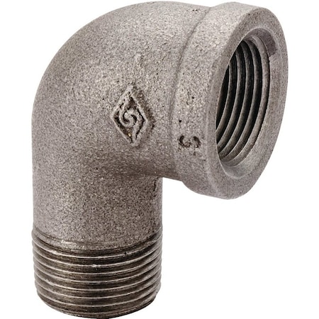 Prosource Street Pipe Elbow, 1-1/4 in, FIP x MIP, 90 deg Angle, Malleable Iron, SCH 40 Schedule 6-1-1/4B