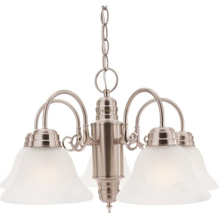 Design House Millbridge 5-Light Satin Nickel Chandelier 511535