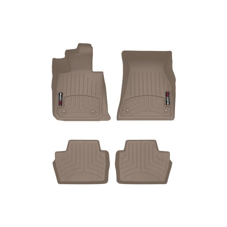 Weathertech Tan, Front and Rear Floorliners 4516931-4516733
