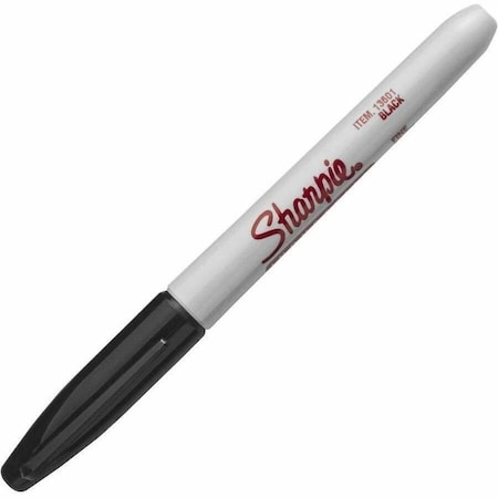 Sharpie Permanent Industrial Marker, Fine Tip, Black Color Family, Ink, 12 pk 13601A