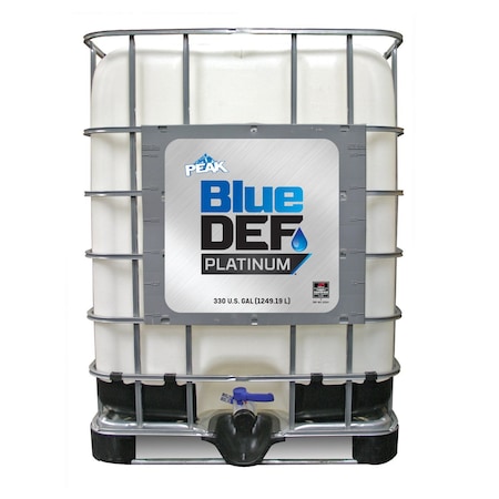 Peak Diesel Exhaust Fluid, Platinum, Tote, 333 Gal, API, ISO-22241-1 DEG330