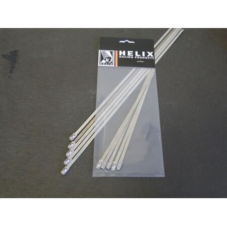 Helix Racing Products 8 in L, Silver, Stainless Steel, 50 PK 304-5008