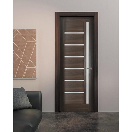 Sartodoors Solid French Door Solid Core Modern Interior QUADRO4088ID-CA-18