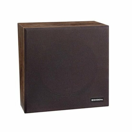 Bogen WB1EZ Indoor Wall Mountable Speaker - Walnut, Black - 50 Hz to 12 kHz - 4.9 Kilo Ohm WB1EZ