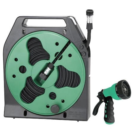 Landscapers Select Hose Reel Flat W/1Nzl 1Ma 50Ft YP1121