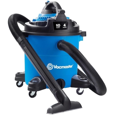 Vacmaster Professional Vacuum Cleaner, 10 gal Vacuum, 106 cfm Air, Standard Cartridge Filter, 4 hp VBVA1010PF