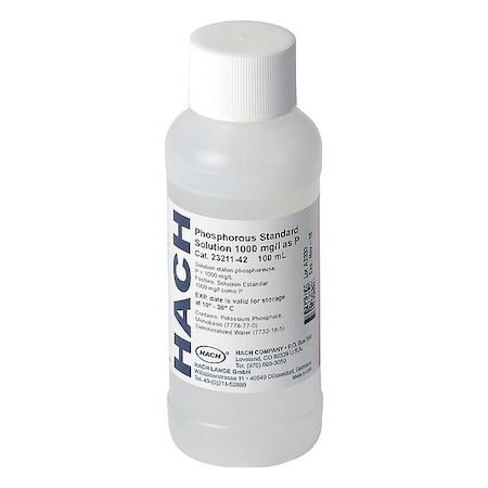 Hach Phosphorus Standard Solution, 500 mL 2321142