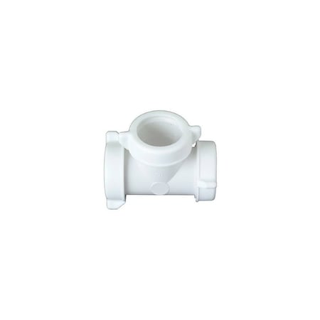 Master Plumber 1-1/4-Inch Or 1-1/2-Inch O.D. Tube Slip Joint Lavatory/Kitchen Drain Tee 453-290