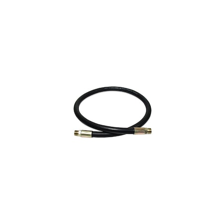 Apache 2-Wire Hydraulic Hose 0.4" D X 72" L 4000 psi Rubber Black 98398244