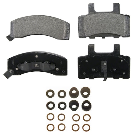Wagner Brake QuickStop Front Disc Brake Pad Set Semi-Metallic,  ZX370