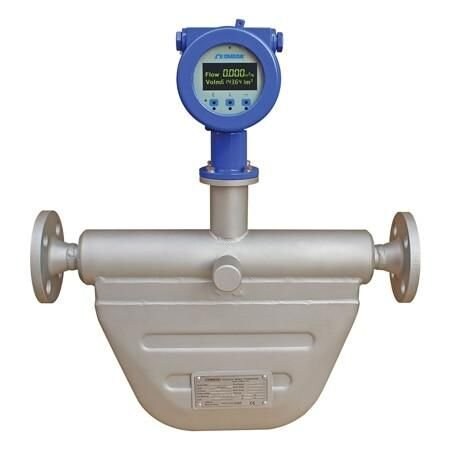 Omega Mass Flow Meter, Coriolis, Liquid, 300 kg/h to 8000 kg/h, RS485, 230 psi, 1 " Flange-ANSI, 0 kHz to FMC-5502LA
