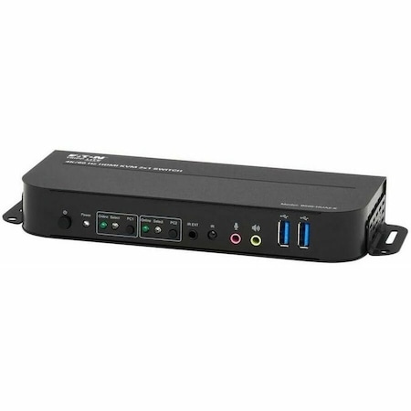 Tripp Lite 2-PORT HDMI/USB KVM SWITCH 4K 60 HZ, HDR, HDCP 2.2, IR, USB SHARING, USB 3.0 CAB B005-HUA2-K