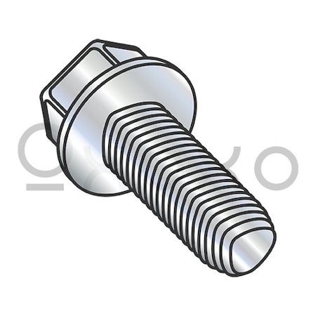 Oxoxo 10-24X1 3/4 Unslot Ind Hexwash Taptite Alternative Thread Roll Screw Zinc Bake Wax, 2500PK 333539