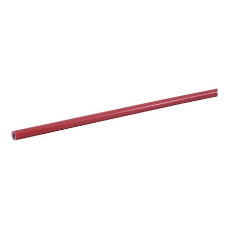 Sharkbite Straight Pipe, 1/2 in, 10 ft L, PEX-A, Polythethylene, Red UA60R10