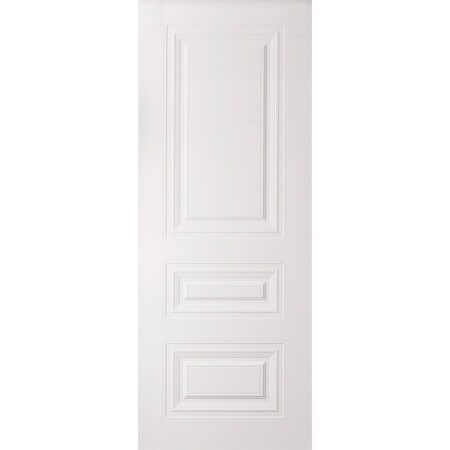 Sartodoors Slab Door Panel 18 x 96 inches, BASIC 9233 White, Bathroom Bedroom Doors BASIC9233S-SKIN-1896