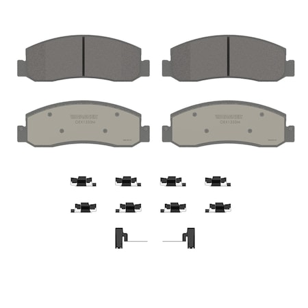 Wagner Brake OEX Front Disc Brake Pad Set Premium Semi - Met,  OEX1333M