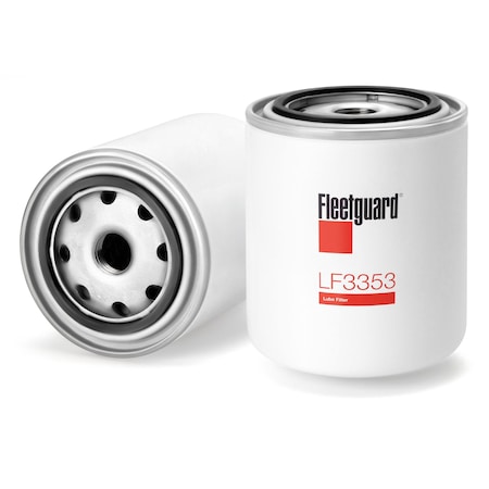 Fleetguard Oil Filter, 4.5625 in L, Spin-On LF3353