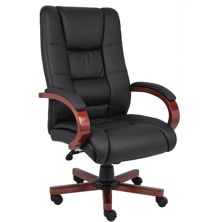 Boss Office Products Office Chair, 48 in H, Cherry B8991-C
