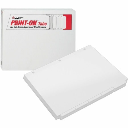 Avery Tabs, Print-On, 3-Hole Punchd 30PK AVE20406