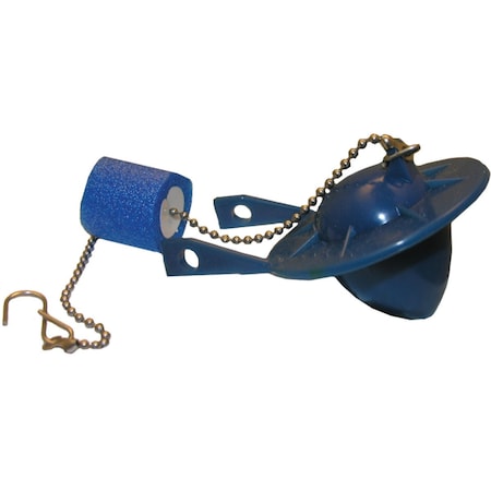 Westlake Pipe & Fittings Universal Vinyl Flapper with Weep Hole & Float & Chain 04-1543