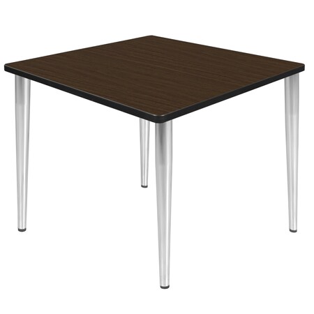 Regency Square Kahlo Breakroom Table, 36 in W, 36 in L, Neo Walnut TPL3636NWCM