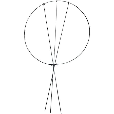 Best Garden 30'' H. x 18'' Dia. Green Vinyl-Coated Steel Flower/Plant Support PLNTSUP30