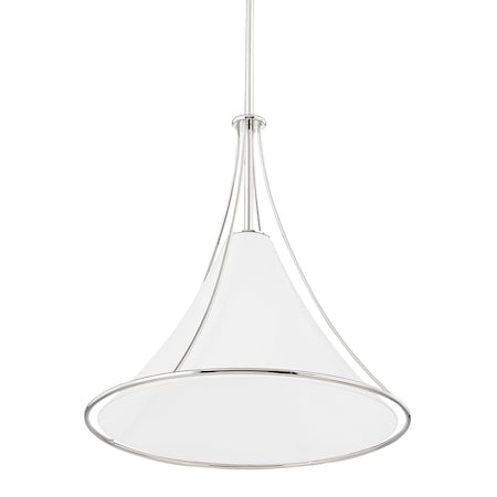 Mitzi Madelyn 1 Light Pendant 7.25 In. Polished Nickel H645701L-PN
