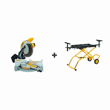 Dewalt Miter Saw, 12 in Dia, 4000 RPM DWS715/DWX726